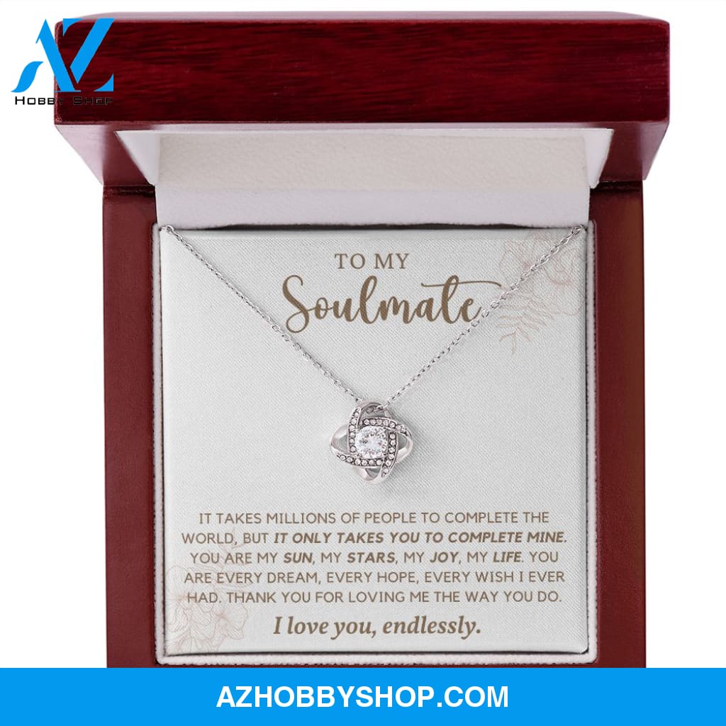 Soulmate - Complete Mine - Love Knot Necklace