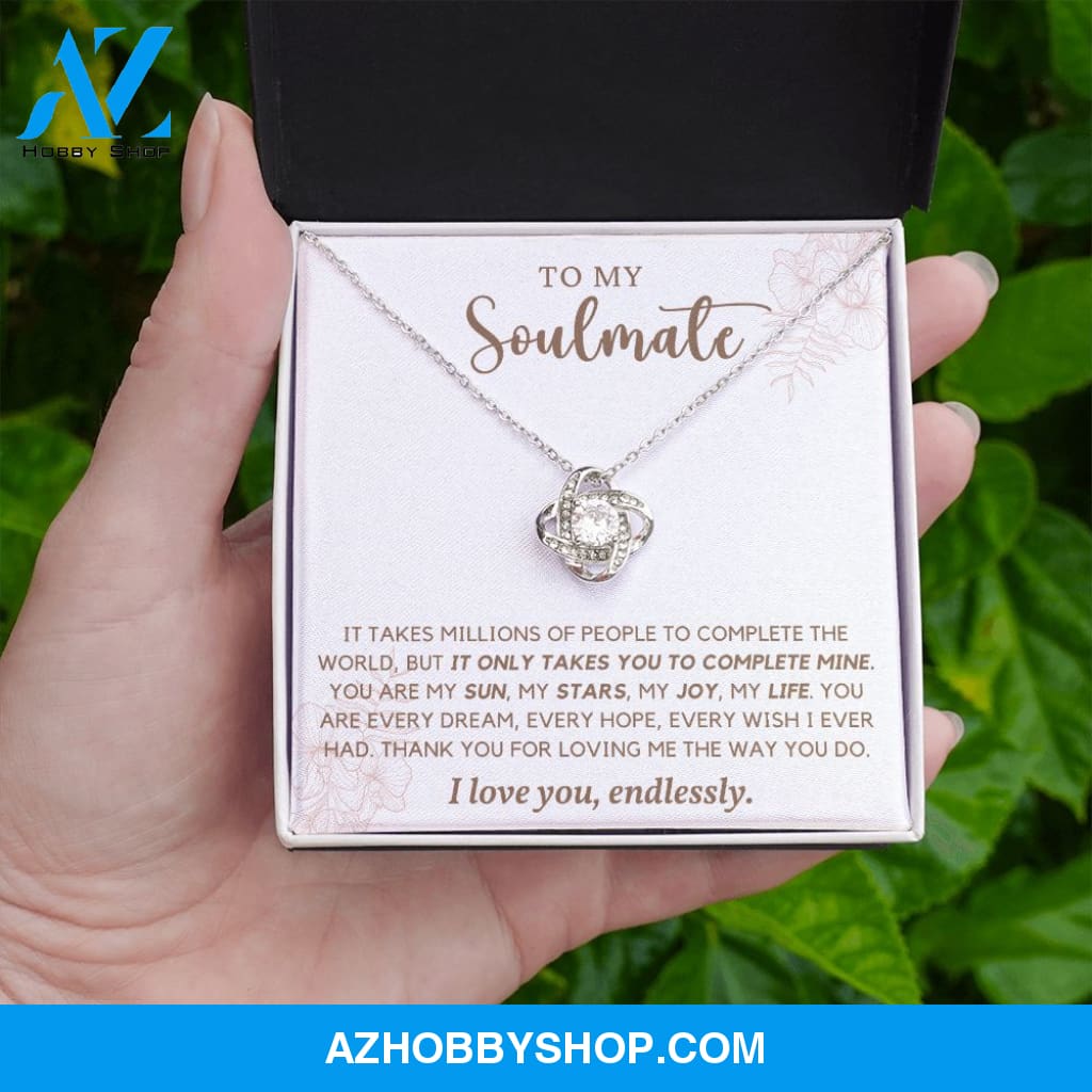 Soulmate - Complete Mine - Love Knot Necklace