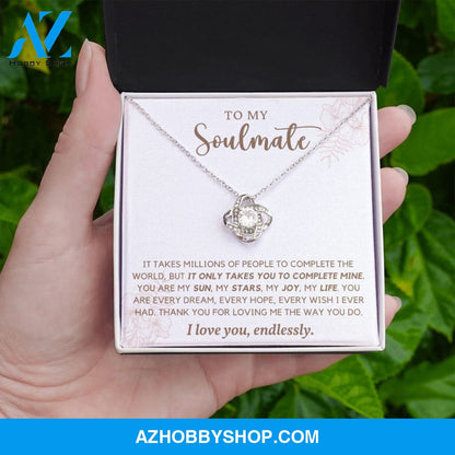 Soulmate - Complete Mine - Love Knot Necklace
