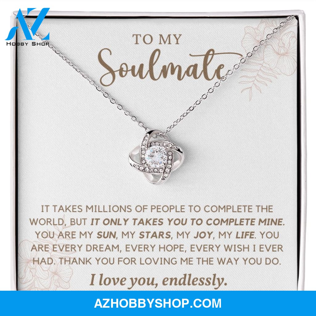 Soulmate - Complete Mine - Love Knot Necklace