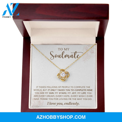Soulmate - Complete Mine - Love Knot Necklace