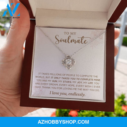Soulmate - Complete Mine - Love Knot Necklace
