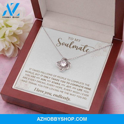 Soulmate - Complete Mine - Love Knot Necklace