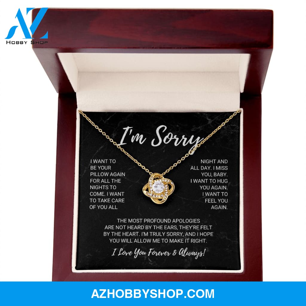 Soulmate - I'm Sorry - Love Knot Necklace