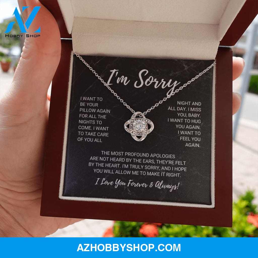 Soulmate - I'm Sorry - Love Knot Necklace