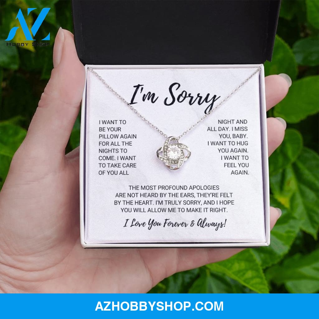 Soulmate - I'm Sorry - Love Knot Necklace