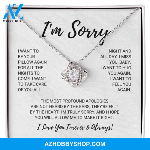 Soulmate - I'm Sorry - Love Knot Necklace