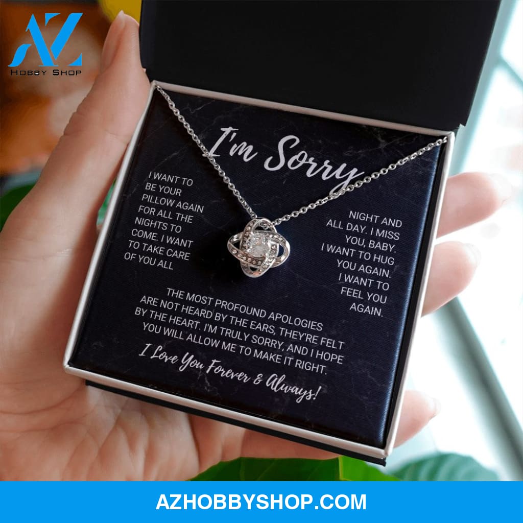 Soulmate - I'm Sorry - Love Knot Necklace