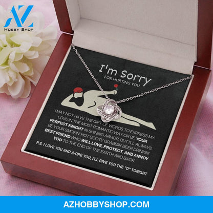Soulmate - I'm Sorry - Love Knot Necklace
