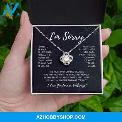 Soulmate - I'm Sorry - Love Knot Necklace