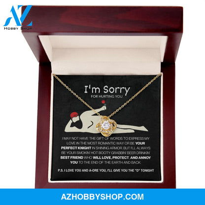 Soulmate - I'm Sorry - Love Knot Necklace
