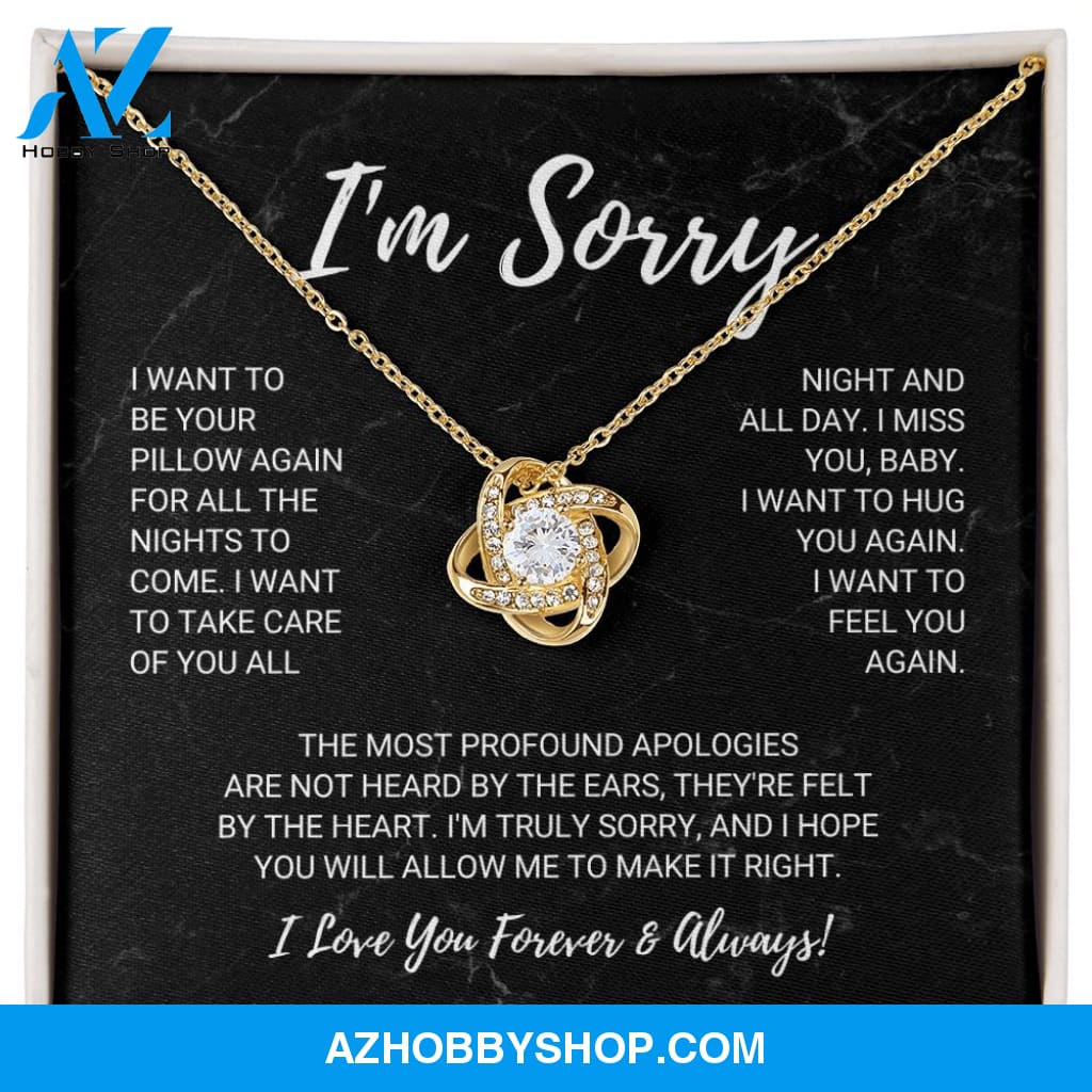 Soulmate - I'm Sorry - Love Knot Necklace