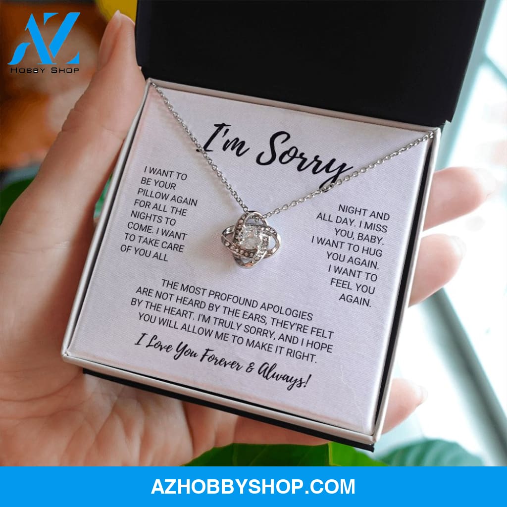 Soulmate - I'm Sorry - Love Knot Necklace