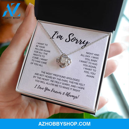 Soulmate - I'm Sorry - Love Knot Necklace