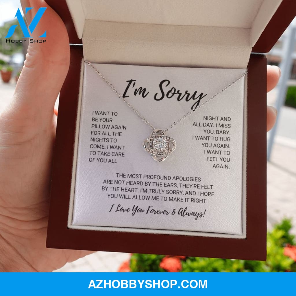 Soulmate - I'm Sorry - Love Knot Necklace