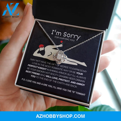 Soulmate - I'm Sorry - Love Knot Necklace