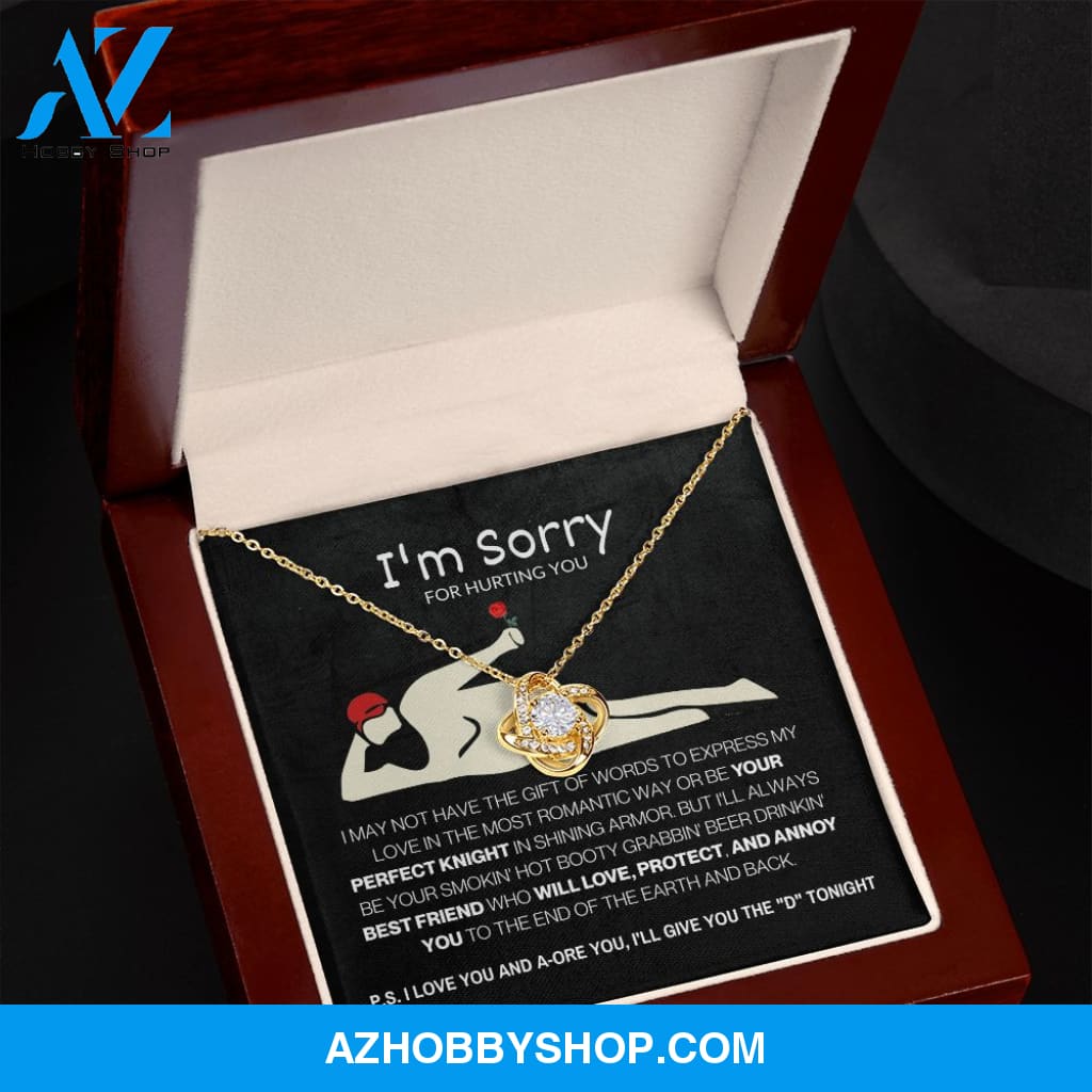Soulmate - I'm Sorry - Love Knot Necklace