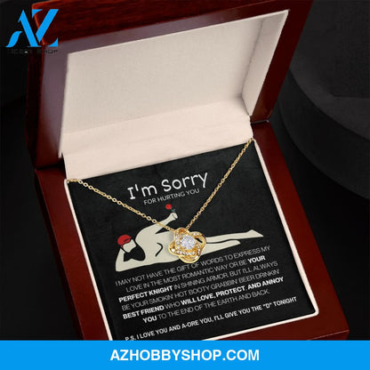 Soulmate - I'm Sorry - Love Knot Necklace