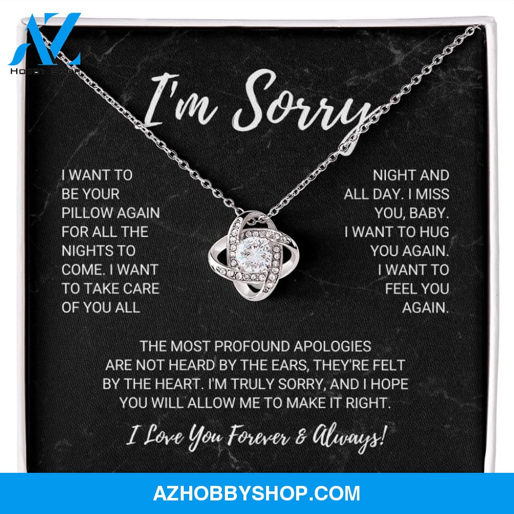Soulmate - I'm Sorry - Love Knot Necklace