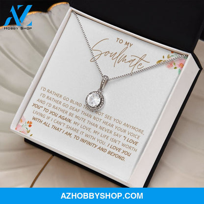 Soulmate - Infinity And Beyond - Eternal Hope Silver Necklace