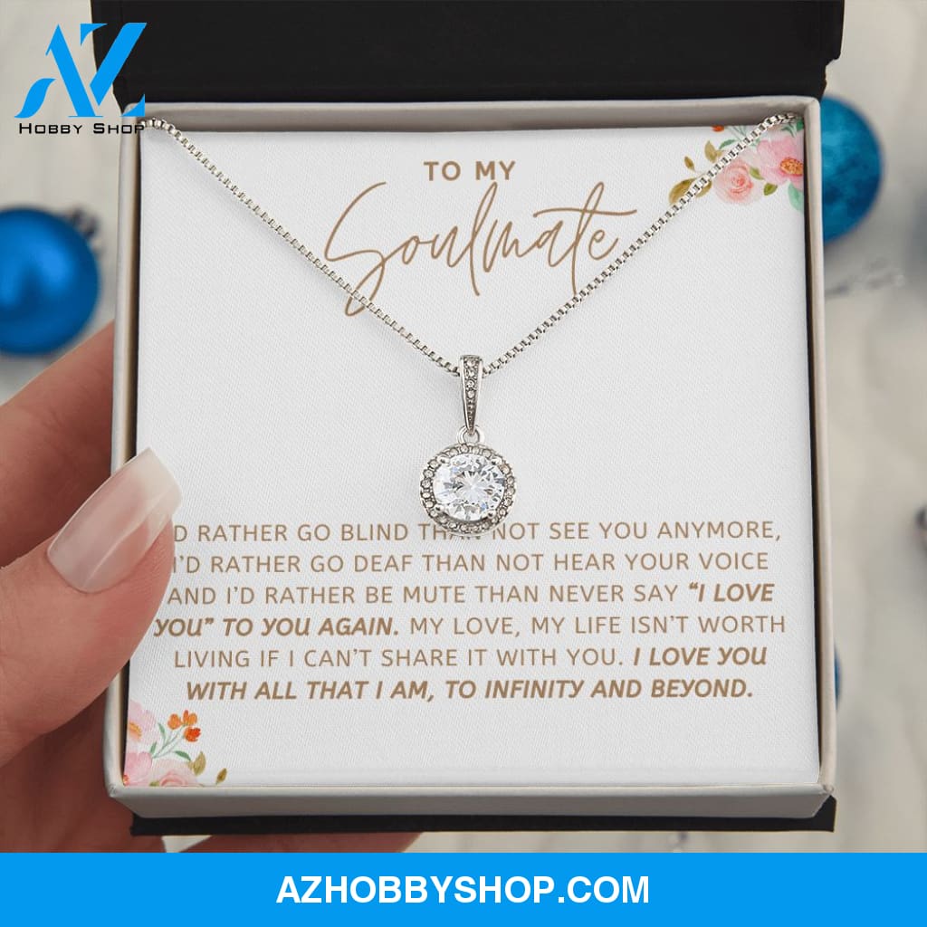 Soulmate - Infinity And Beyond - Eternal Hope Silver Necklace