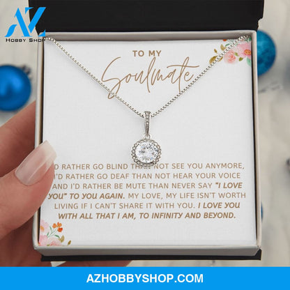 Soulmate - Infinity And Beyond - Eternal Hope Silver Necklace