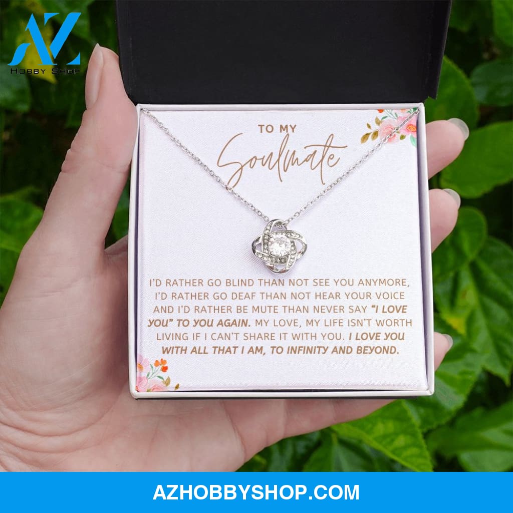 Soulmate - Infinity And Beyond - Love Knot Necklace