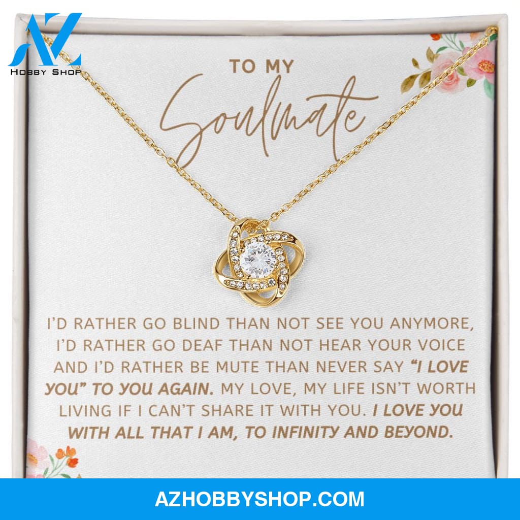 Soulmate - Infinity And Beyond - Love Knot Necklace