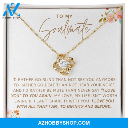 Soulmate - Infinity And Beyond - Love Knot Necklace