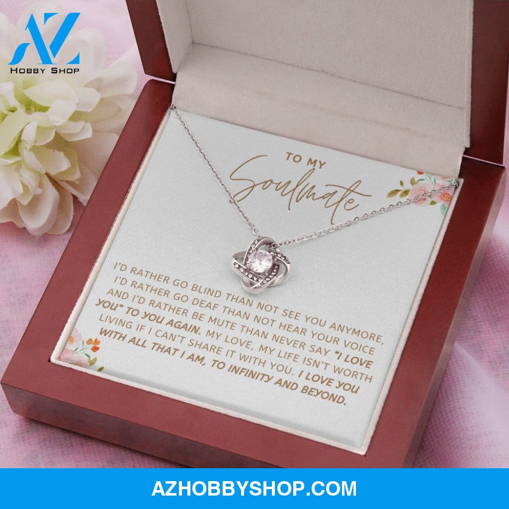 Soulmate - Infinity And Beyond - Love Knot Necklace