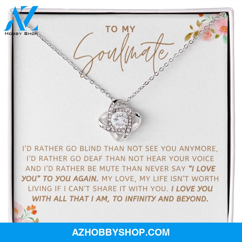 Soulmate - Infinity And Beyond - Love Knot Necklace