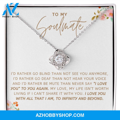 Soulmate - Infinity And Beyond - Love Knot Necklace