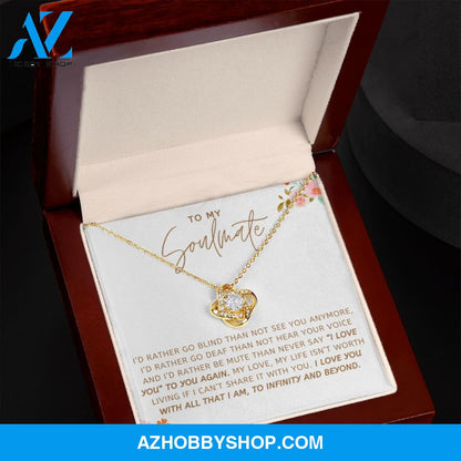 Soulmate - Infinity And Beyond - Love Knot Necklace