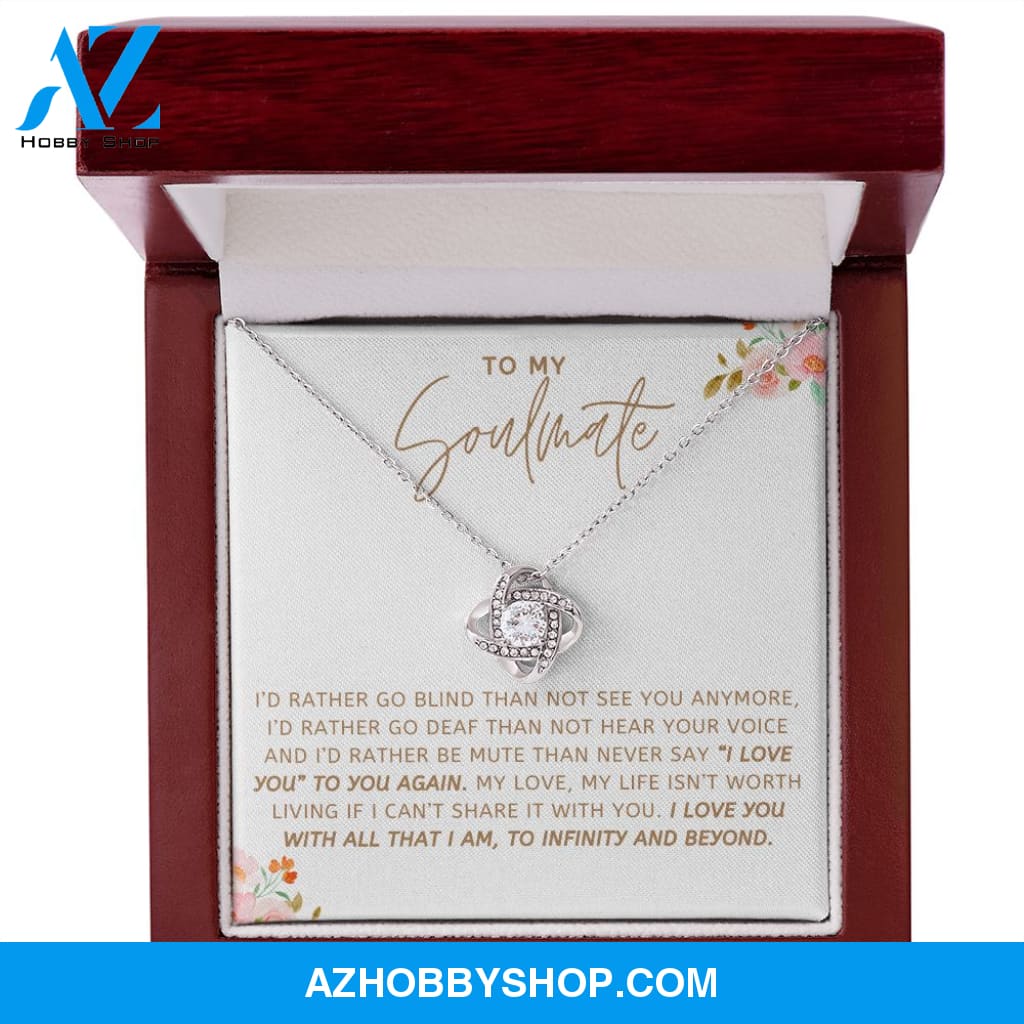Soulmate - Infinity And Beyond - Love Knot Necklace