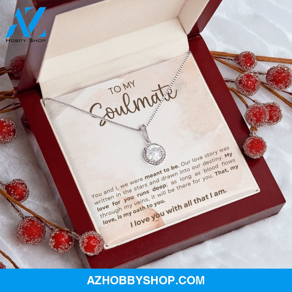 Soulmate - Meant To Be - Eternal Hope Silver Necklace