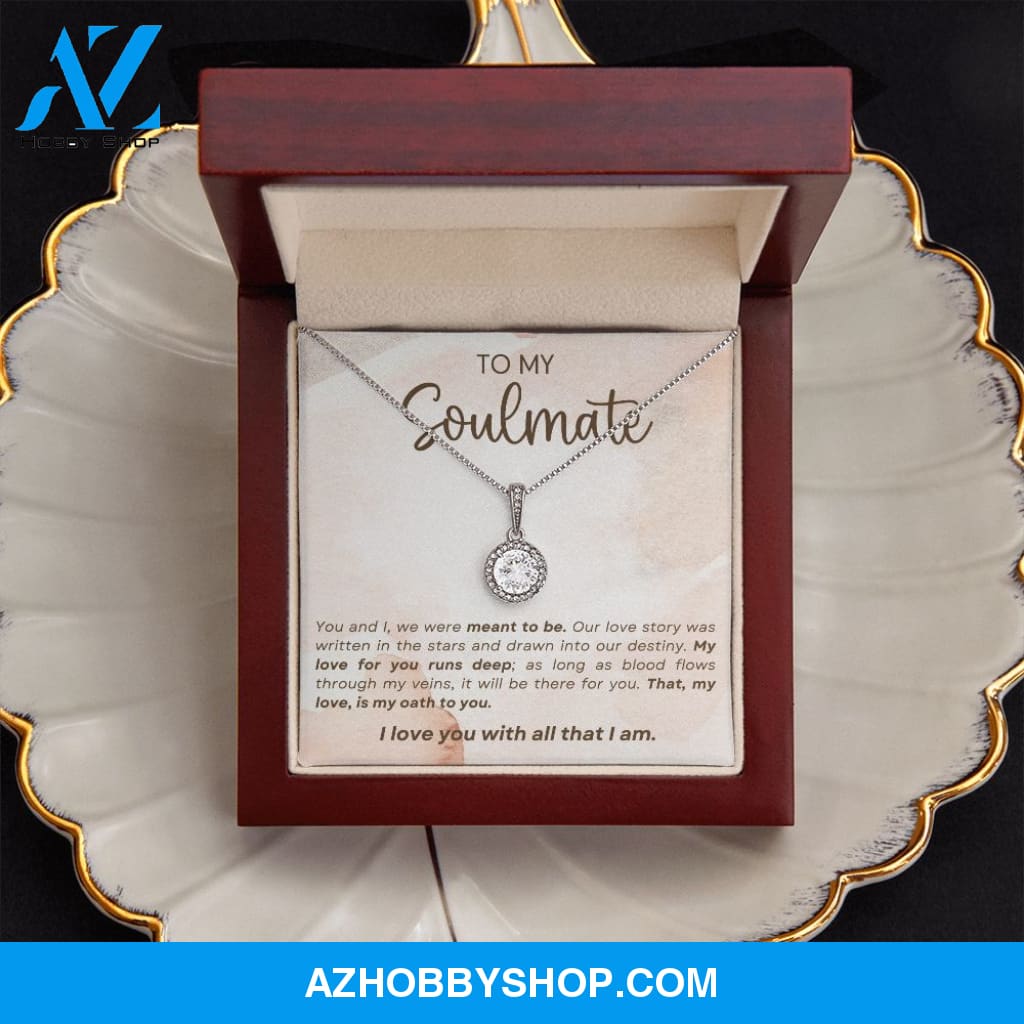 Soulmate - Meant To Be - Eternal Hope Silver Necklace