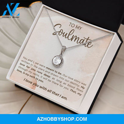 Soulmate - Meant To Be - Eternal Hope Silver Necklace