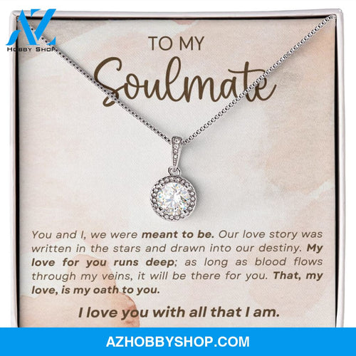Soulmate - Meant To Be - Eternal Hope Silver Necklace