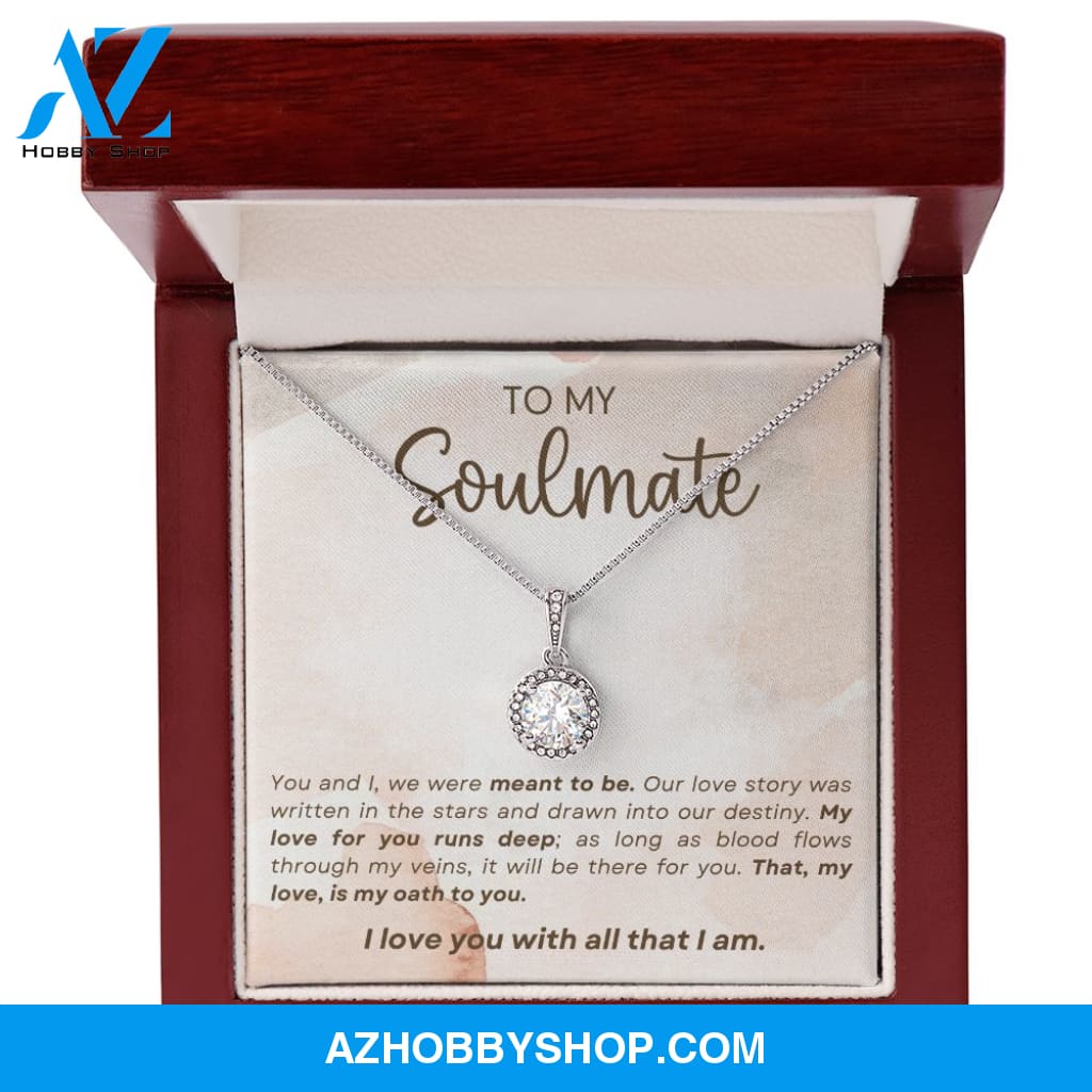Soulmate - Meant To Be - Eternal Hope Silver Necklace