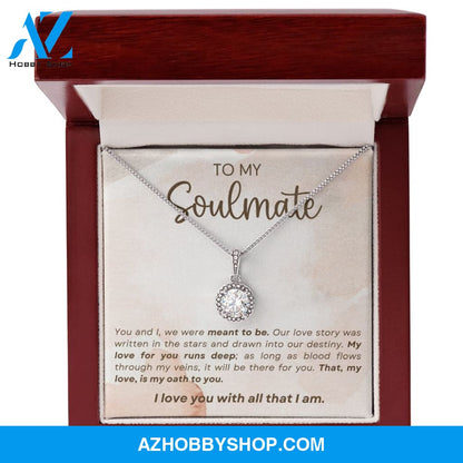 Soulmate - Meant To Be - Eternal Hope Silver Necklace