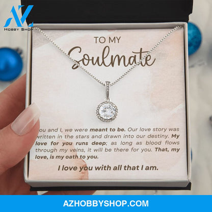Soulmate - Meant To Be - Eternal Hope Silver Necklace
