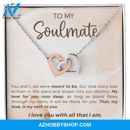 Soulmate - Meant To Be - Interlocking Hearts
