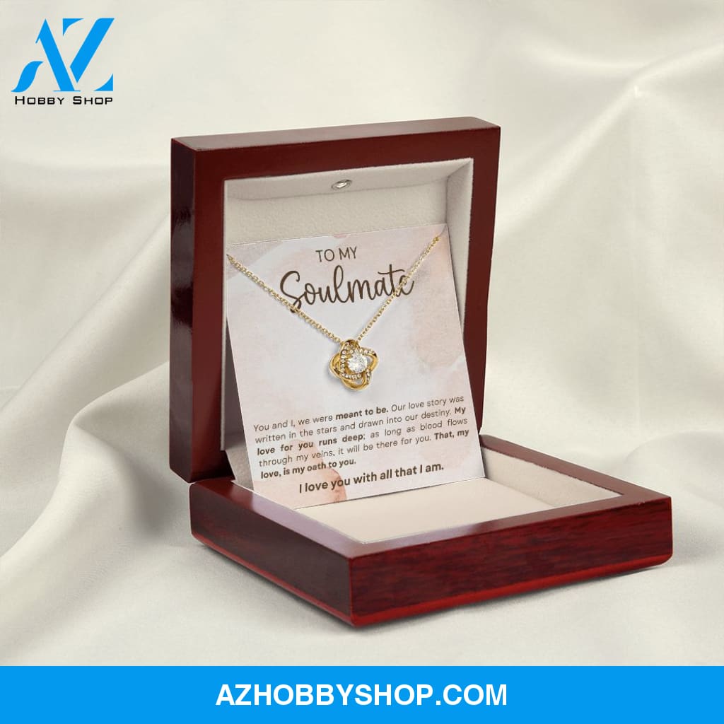 Soulmate - Meant To Be - Love Knot Necklace