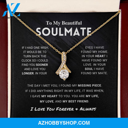 Soulmate - Missing Piece - Alluring Beauty Necklace