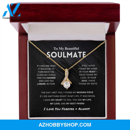 Soulmate - Missing Piece - Alluring Beauty Necklace