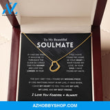 Soulmate - Missing Piece - Delicate Heart Necklace