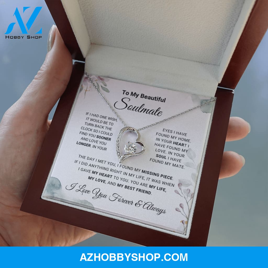Soulmate - Missing Piece - Forever Love Necklace