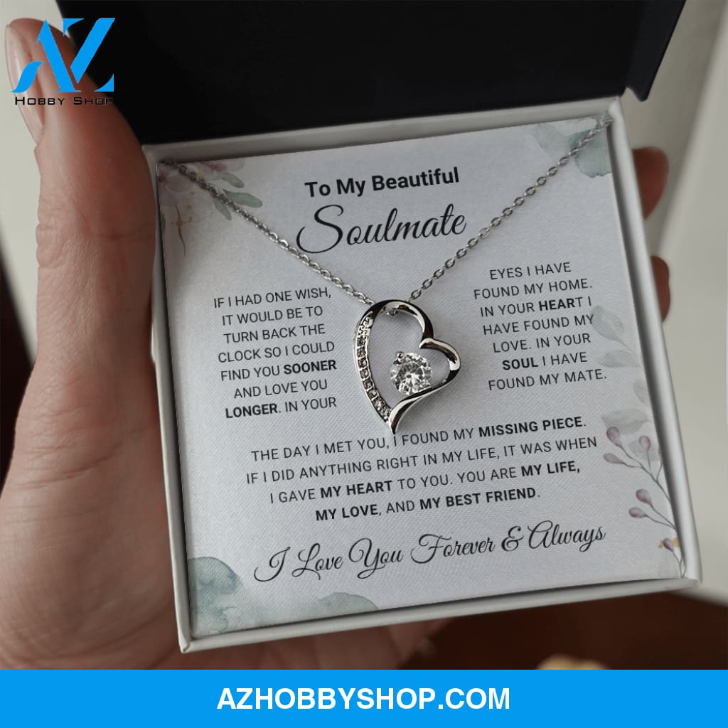 Soulmate - Missing Piece - Forever Love Necklace