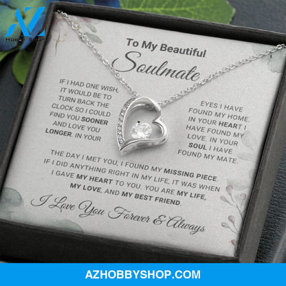 Soulmate - Missing Piece - Forever Love Necklace