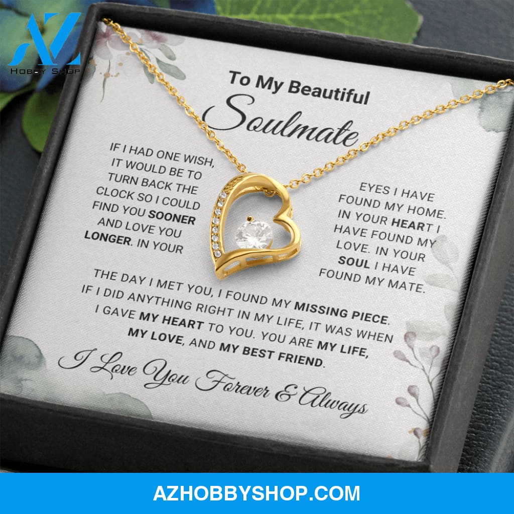 Soulmate - Missing Piece - Forever Love Necklace